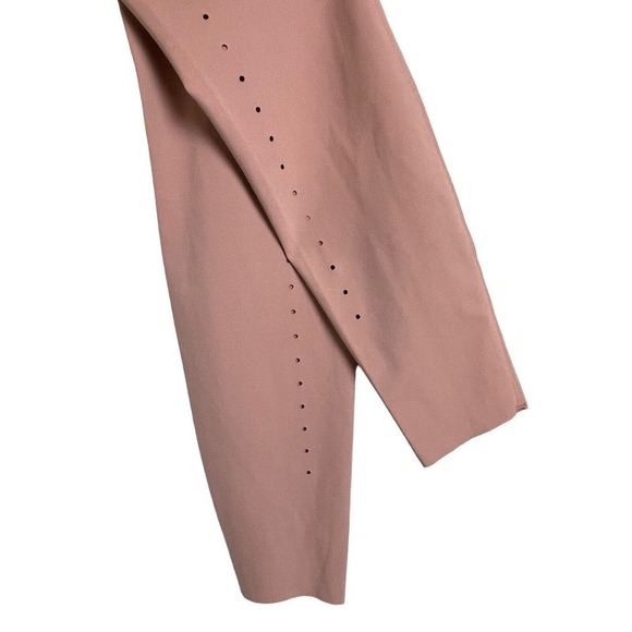 Varley Laser Perforated Bubble Gum Pink Leggings Size M - Picture 2 of 10